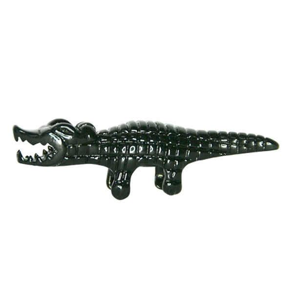 Украшение для ножниц на магните - Черный Крокодил