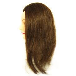 Болванка женская SIBEL SIBEL ALINA с длинной волос 30-35 см, без штатива артикул 0030201 фото, цена pr_63-02, фото 2