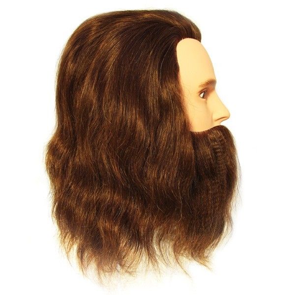 Отзывы на Болванка мужская SIBEL с бородой, длина волос 30-35 см, без штатива