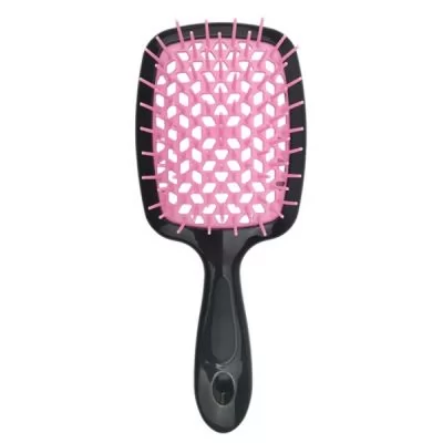 Фото Гребінець для волосся Hollow Comb Superbrush Plus Black+Light Pink