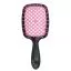 Гребінець для волосся Hollow Comb Superbrush Plus Black+Light Pink
