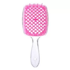 Фото Гребінець для волосся Hollow Comb Superbrush Plus Transparent Pink - 1