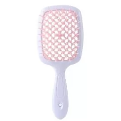 Фото Расческа для волос Hollow Comb Superbrush Plus White+ Light pink - 1