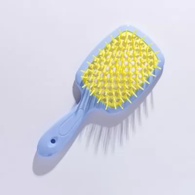 Сервіс Гребінець для волосся Hollow Comb Superbrush Plus Blue+Yellow