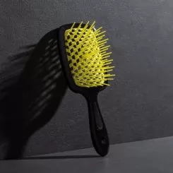Фото Гребінець для волосся Hollow Comb Superbrush Plus Black+Yellow - 2
