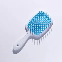 Фото Гребінець для волосся Hollow Comb Superbrush Plus White+Blue - 1
