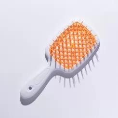 Фото Расческа для волос Hollow Comb Superbrush Plus White+Orange - 1