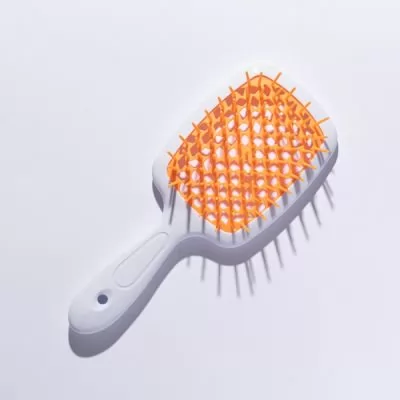 Гребінець для волосся Hollow Comb Superbrush Plus White+Orange