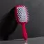 Гребінець для волосся Hollow Comb Superbrush Plus Deep Pink+White - 2