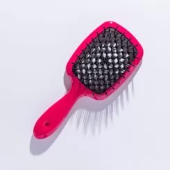 Фото Гребінець для волосся Hollow Comb Superbrush Plus Deep Pink+Black - 1