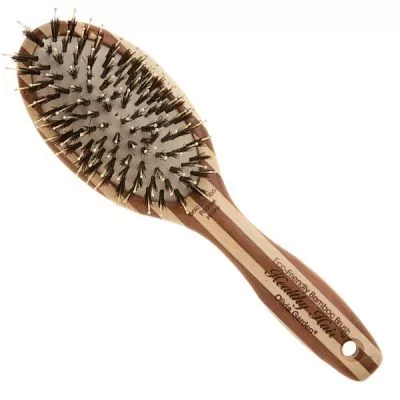 Все фото Бамбуковая щетка для волос Olivia Garden Healthy Hair Paddle P6