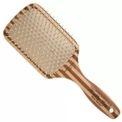 Відео Бамбукова щітка лопата для волосся Olivia Garden Healthy Hair Paddle P7