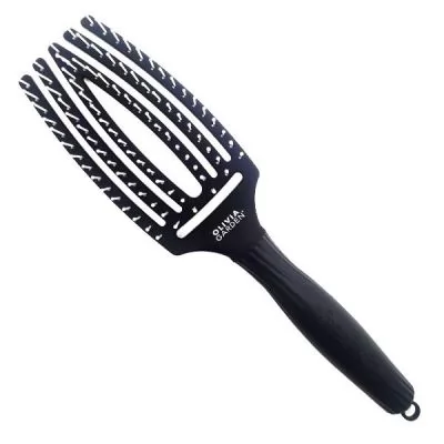 Фото Щітка для укладки волосся Olivia Garden Finger Brush Medium Black