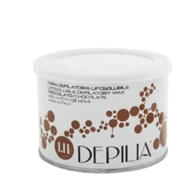 Сервіс Теплий віск для депіляції в банці Шоколад - Depilia 400 мл.