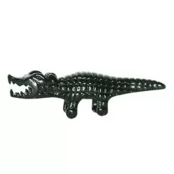 Фото Украшение для ножниц на магните - Черный Крокодил - 1