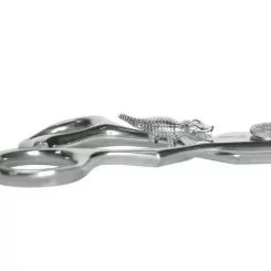 Фото Прикраса для ножиць на магніті - Білий Крокодил - 3