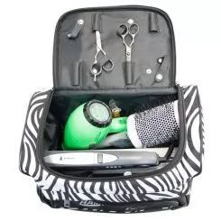 Фото Кейс-сумка HAIRMASTER ZEBRA для инструмента, полиэстер, с специальными крепления под ножницы и отсе - 4
