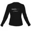 Черная женская футболка Babyliss Pro размер M с длинным рукавом - 2