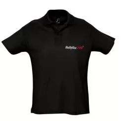Фото Промо товар BABYLISS PRO рубашка мужская POLO черная размер M - 1