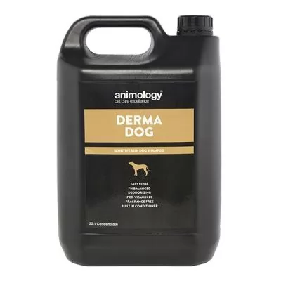 Сопутствующие товары к Шампунь для чувствительной кожи собак Animology Derma Dog 1:20 5 л