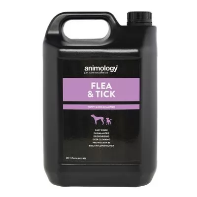 Супутні товари до Шампунь від бліх та кліщів для собак Animology Flea And Tick 5 л