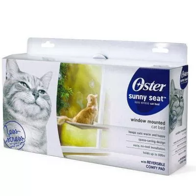Все фото Наоконнная подушка для кошки на присосках Oster