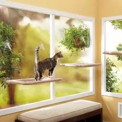 Фото Подушка наоконная для кошки на присосках Oster Sunny Seat Window Bed - 9