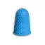 Резиновый напальчник SHOW TECH для тримминга голубой, размер М