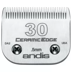 Фото Ножевой блок ANDIS CERAMIC EDGE №30, 0,5 мм, совместим с роторными машинками ANDIS, MOSER, OSTER, T - 2