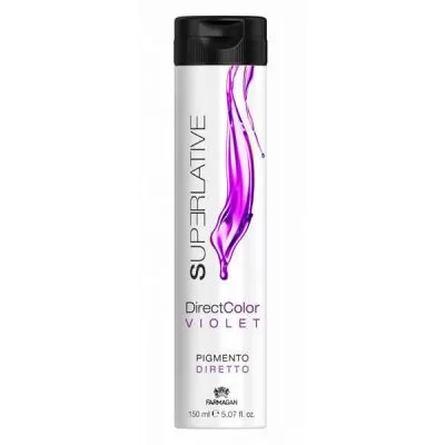 Отзывы на Фиолетовый гель для прямого окрашивания волос Superlative Direct Color цвет Violet – 150 мл.