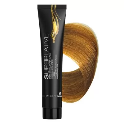 Аміачна крем-фарба для волосся Superlative 8.3 світлий блонд золотистий - 100 мл.