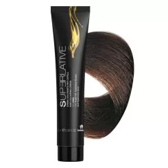 Фото Крем-краска для волос аммиачная Farmagan Superlative 5.2 светло–каштановый ирис – 100 мл. - 1