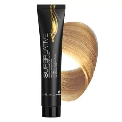 Супутні товари до Аміачна крем-фарба для волосся Superlative 10.03 натуральний платиновий блонд теплий – 100 мл.