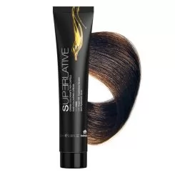 Фото Крем-фарба для волосся аміачна Farmagan Superlative 5 світло-коричневий - 100 мл. - 1