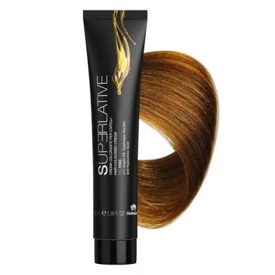 Характеристики Аміачна крем-фарба для волосся Superlative 7 блонд - 100 мл.