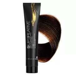 Фото Крем-краска для волос аммиачная Farmagan Superlative 4.03 теплый каштановый натуральный – 100 мл. - 1