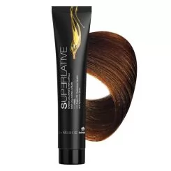 Фото Крем-фарба для волосся аміачна Farmagan Superlative 6.03 натуральний світло-русявий теплий - 100 мл. - 1