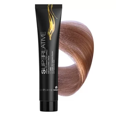 Фото Аміачна крем-фарба для волосся Superlative 10.32 платиновий блонд ірисово-золотистий - 100 мл.