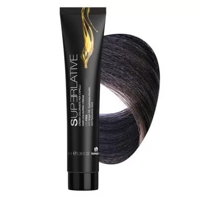 Аміачна крем-фарба для волосся Superlative 5.23 світло-каштановий золотистий ірис - 100 мл.