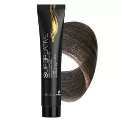 Фото Крем-фарба для волосся аміачна Farmagan Superlative 6.23 темний блонд золотистий ірис – 100 мл. - 1