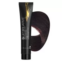 Фото Крем-краска для волос аммиачная Farmagan Superlative 4.4 каштановый медный – 100 мл. - 1