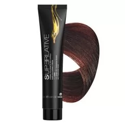 Фото Крем-краска для волос аммиачная Farmagan Superlative 5.4 светло–каштановый медный – 100 мл. - 1