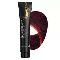 Фото Крем-фарба для волосся аміачна Farmagan Superlative 5.6 світло-коричневий червоний - 100 мл. - 1