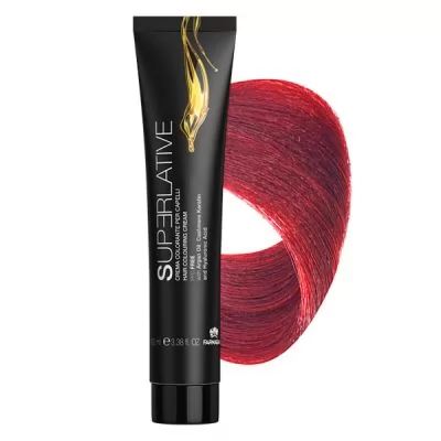 Аміачна крем-фарба для волосся Superlative 7.66 блонд інтенсивний червоний - 100 мл.
