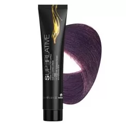 Фото Крем-фарба для волосся аміачна Farmagan Superlative 5.7 світло-каштановий фіолетовий - 100 мл. - 1
