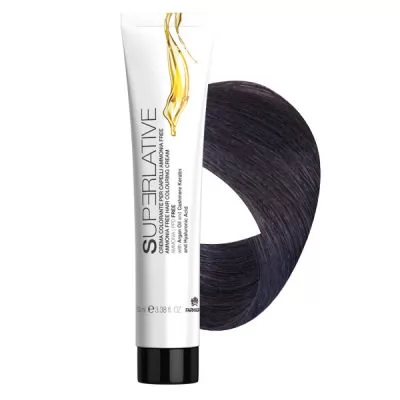 Безаміачна крем-фарба для волосся Superlative 5.1 світло-коричневий попелястий - 100 мл.