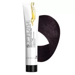 Фото Крем-фарба для волосся безаміачна Farmagan Superlative 4.8 шоколадно-каштановий - 100 мл. - 1