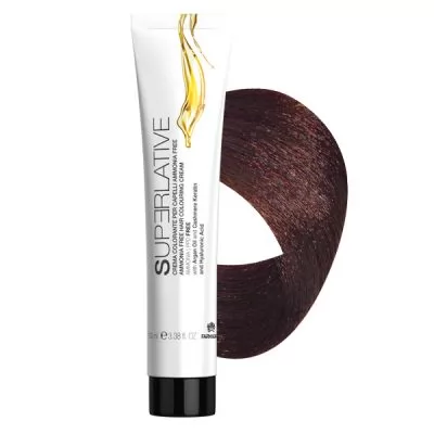 Безаміачна крем-фарба для волосся Superlative 5.8 світло-каштановий шоколадний - 100 мл.