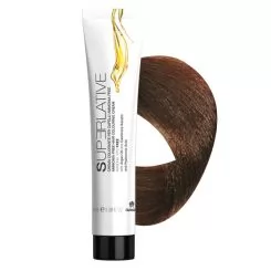 Фото Крем-фарба для волосся безаміачна Farmagan Superlative 6.3 темно-коричневий золотистий - 100 мл. - 1