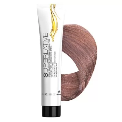Характеристики Безаміачна крем-фарба для волосся Superlative 9.2 дуже світлий блонд ірис – 100 мл.